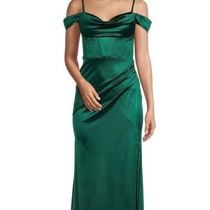 Off the shoulder corset dress